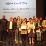Les lauréats du Mérite Sportif de la Ville (2017).