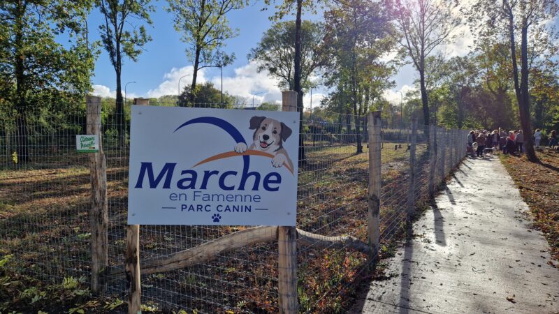 Inauguration du parc canin
