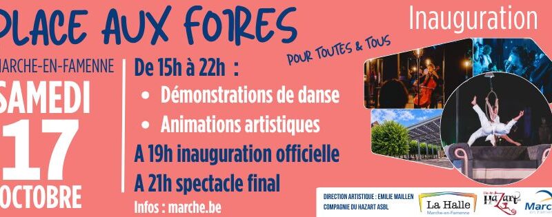Inauguration de la place aux Foires (sam 17 octobre)